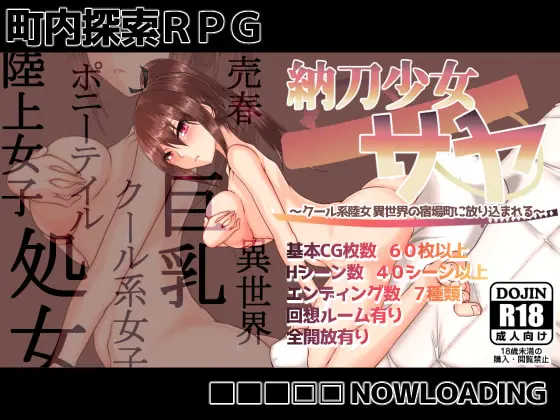 【探索RPG/汉化/动态】刀姬少女沙耶~酷炫系陆女北被丢进异世界驿站城市~V1.1 挂载AI汉化版【1.4G】-Hello world!